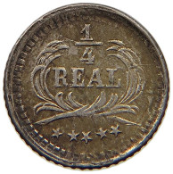 GUATEMALA 1/4 REAL 1890  #t064 0517 - Guatemala