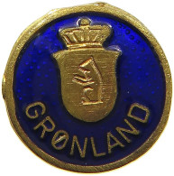 GREENLAND JETON  ENAMELED #sm03 0399 - Greenland