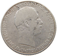 GREECE CRETE DRACHMA 1901 George I. (1863-1913) #t090 0255 - Grèce