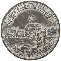 HALLE MEDAILLE 1847 Zinnmedaille 1847, Von Lorenz, Auf Die Hungersnot Und Den Ernteseegen #tm3 0231 - Autres & Non Classés