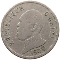 HAITI 50 CENTIMES 1908  #s030 0199 - Haití