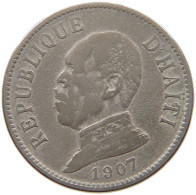 HAITI 20 CENTIMES 1907  #a079 0435 - Haiti