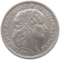 HAITI 20 CENTIMES 1894  #t013 0115 - Haiti