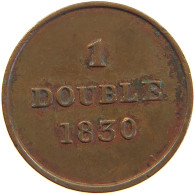 GUERNSEY DOUBLE 1830  #c045 0059 - Guernsey