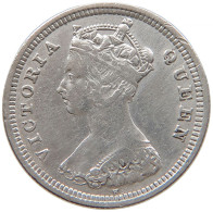 HONG KONG 10 CENTS 1890 H Victoria 1837-1901 #t011 0309 - Hong Kong