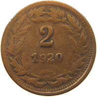 HONDURAS 2 CENTAVOS 1920  #t092 0333 - Honduras