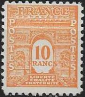 France 1944  N° 629   Arc De Triomphe De L'Etoile - 1944-45 Triomfboog