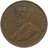 HONG KONG CENT 1933 George V. (1910-1936) #c080 0631 - Hong Kong