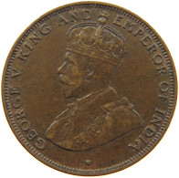 HONG KONG CENT 1933 George V. (1910-1936) #c062 0151 - Hong Kong