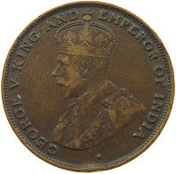 HONG KONG CENT 1924 George V. (1910-1936) #a031 0511 - Hong Kong