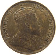 HONG KONG CENT 1902 Victoria 1837-1901 #t005 0349 - Hong Kong