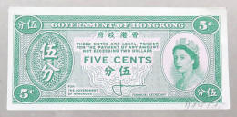 HONG KONG 5 CENTS 1961  #alb049 1377 - Hongkong