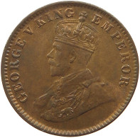 INDIA BRITISH 1/4 ANNA 1919 C George V. (1910-1936) OFF-CENTER #t071 0201 - Indien