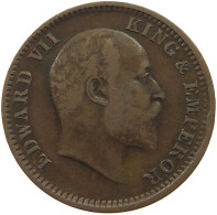 INDIA BRITISH 1/4 ANNA 1910 Edward VII., 1901 - 1910 #t072 0059 - Inde