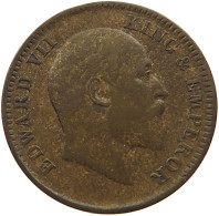 INDIA BRITISH 1/4 ANNA 1910 C Edward VII., 1901 - 1910 #t071 0193 - Inde