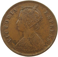 INDIA BRITISH 1/4 ANNA 1891 B Victoria 1837-1901 #t071 0175 - India