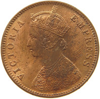 INDIA BRITISH 1/4 ANNA 1889 C Victoria 1837-1901 #t078 0725 - Inde