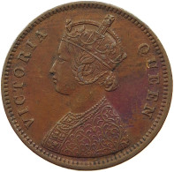 INDIA BRITISH 1/4 ANNA 1862 Victoria 1837-1901 BUST A TYPE 1 B #t071 0129 - India