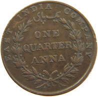 INDIA BRITISH 1/4 ANNA 1835 WILLIAM IV. (1830-1837) #c056 0061 - Inde