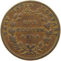 INDIA BRITISH 1/4 ANNA 1835 WILLIAM IV. (1830-1837) #a066 0313 - Inde