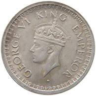 INDIA BRITISH 1/2 RUPEE 1945 George VI. (1936-1952) #s004 0097 - India