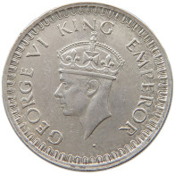 INDIA BRITISH 1/2 RUPEE 1943 B George VI. (1936-1952) #s049 0265 - India