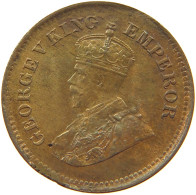 INDIA BRITISH 1/2 PICE 1914 C George V. (1910-1936) MINTING ERROR EDGE #t072 0035 - Inde