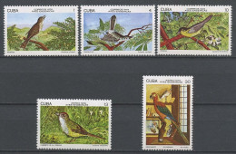 CUBA 1978 N° 2046/2048 PA 276/277 ** Neufs MNH Superbes C 8 € Faune Oiseaux Birds Ara Myadestes Polioptila Animaux - Ongebruikt