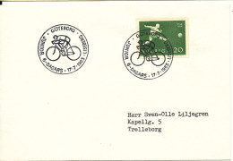 Sweden Cover Liseberg 17-7-1963 With Special BICYCLE Postmark - Covers & Documents