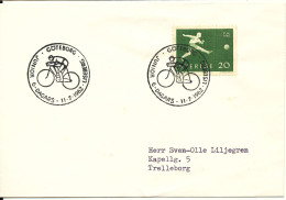 Sweden Cover Liseberg 11-7-1963 With Special BICYCLE Postmark - Lettres & Documents