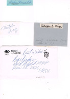 JEUX OLYMPIQUES - AUTOGRAPHES DE MEDAILLES OLYMPIQUES - CONCURRENTS DES ETATS-UNIS  - - Handtekening