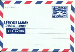 Iceland Aerogramme 175 Aurar In Mint Condition - Airmail