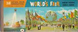 W1487 10 Postcards USA World's Fair New York 1964-1965, Weltausstellung - Exposiciones