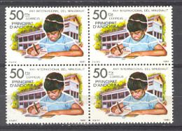 Andorra - 1981, Minusvalido E=143 S=129 (**) Bloque - Nuevos