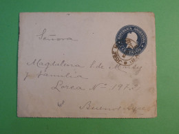 DF7 ARGENTINA  BELLE  CARTE  ENTIER  RR 1ER JANV.. 1901 JOSE... A BUENOS AIRES +ANO NUEVO +  AFF. INTERESSANT+ + - Postwaardestukken