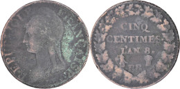 FRANCE - An 8 (1800) - 5 Centimes Dupré - Strasbourg (BB) -16-066 - 5 Centimes