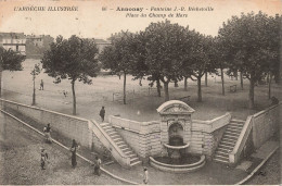 FRANCE - Annonay - Fontaine JB - Bèchetoille - Place Du Champ De Mars - Carte Postale Ancienne - Annonay