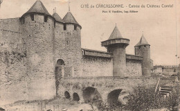 FRANCE - Cité De Carcassonne - Entrée Du Château Comtal - Carte Postale Ancienne - Carcassonne
