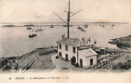 FRANCE - Brest - Vue Sur Le Sémaphore Et L'Escadre - LL - Carte Postale Ancienne - Brest