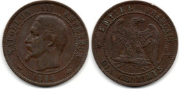 MA 28406 /   10 Centimes 1854 W TTB - 10 Centimes