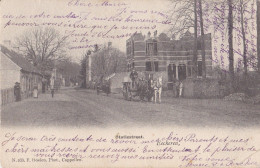 EKEREN EECKEREN 1903 STATIESTRAAT STATIE RIJTUIG ATTELAGE - MOOIE ANIMATIE - HOELEN KAPELLEN 233 - Altri & Non Classificati