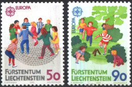 Mint Stamps  Europa CEPT 1989  From Liechtenstein - 1989