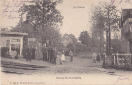 EKEREN EECKEREN BRASSCHAAT 1903 - ENTREE SINT MARIABURG PASSAGE STATIE EKEREN ? - MOOIE ANIMATIE - HOELEN KAPELLEN 193 - Brasschaat