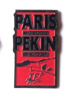 T87 Pin's RALLYE Car Bus Autobus PARIS MOSCOU PEKIN En Autocar TF Achat Immédiat - Rally