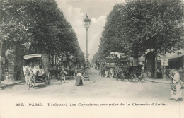 FRANCE - Paris - Boulevard Des Capucines, Vue Prise De La Chaussée D'Antin - Animé - Carte Postale Ancienne - Plazas