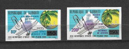 Olympische Spelen  1980 , Djibouti  - Zegels Postfris - Hiver 1980: Lake Placid