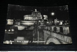 A10424        ROMA, PONTE E CASTEL S. ANGELO - 1957 - Castel Sant'Angelo