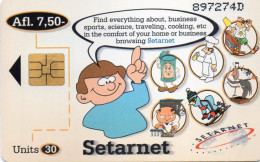 ARUBA - CHIP CARD - SETARNET - CARTOON - BATCH 897 - Aruba