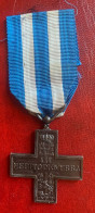 Italia Medalla Cruz Merito De Guerra 1914 - 1918 - Altri & Non Classificati