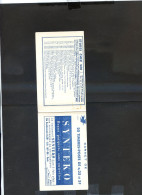 071123 CARNET MARIANNE DECARIS X20 PUB AIR FRANCE.SYNTEKO.PHILATEC Coté 100€ - Anciens : 1906-1965